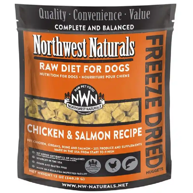 NWN Freeze Dried Chicken & Salmon Recipe 12 Oz
