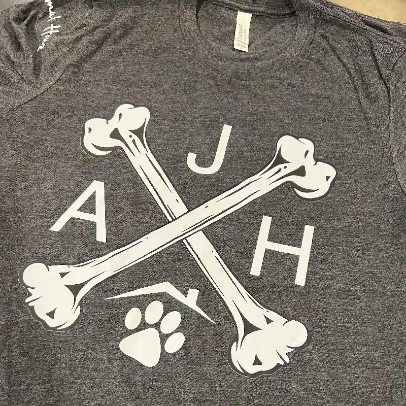 Julz Animal Houz Bone Shirt Heather Grey XL