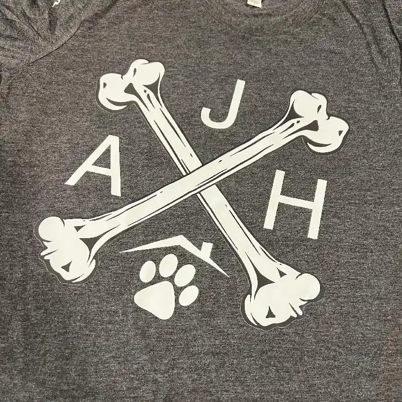 Julz Animal Houz Bone Shirt Heather Grey Small