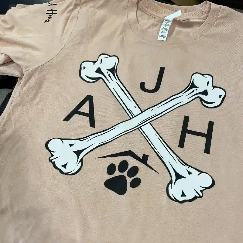 Julz Animal Houz Bone Shirt Heather Peach XL