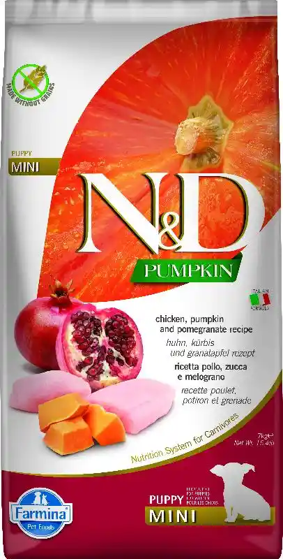 Farmina N&D Dog Ppkn, Chk & Pom Puppy Mini 15.4 lb