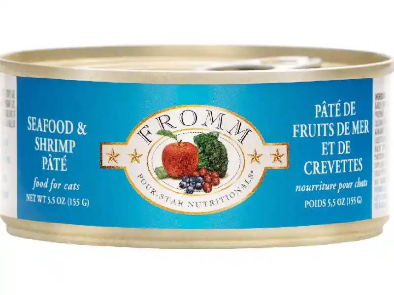 Fromm Cat Can Seafood & Shrimp Pate 5.5 Oz