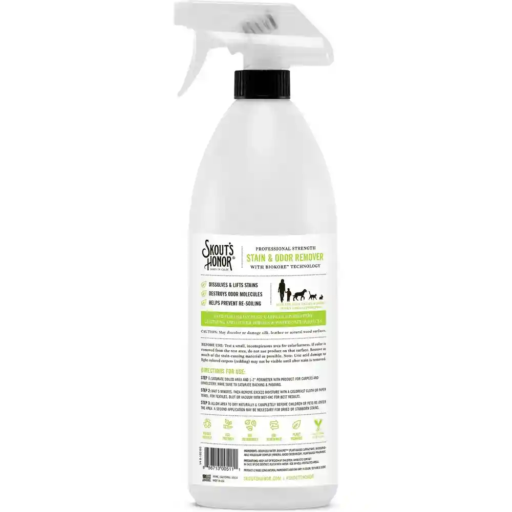 Skout's Honor Stain & Odor Remover 1 Gallon