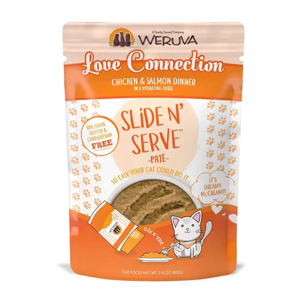 Weruva Cat Slide N' Serve Love Connection Pouch 2.8 Oz