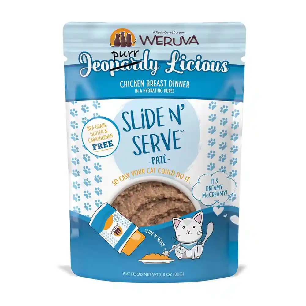Weruva Cat Slide N' Serve Jeopurrdy Pouch 2.8Oz