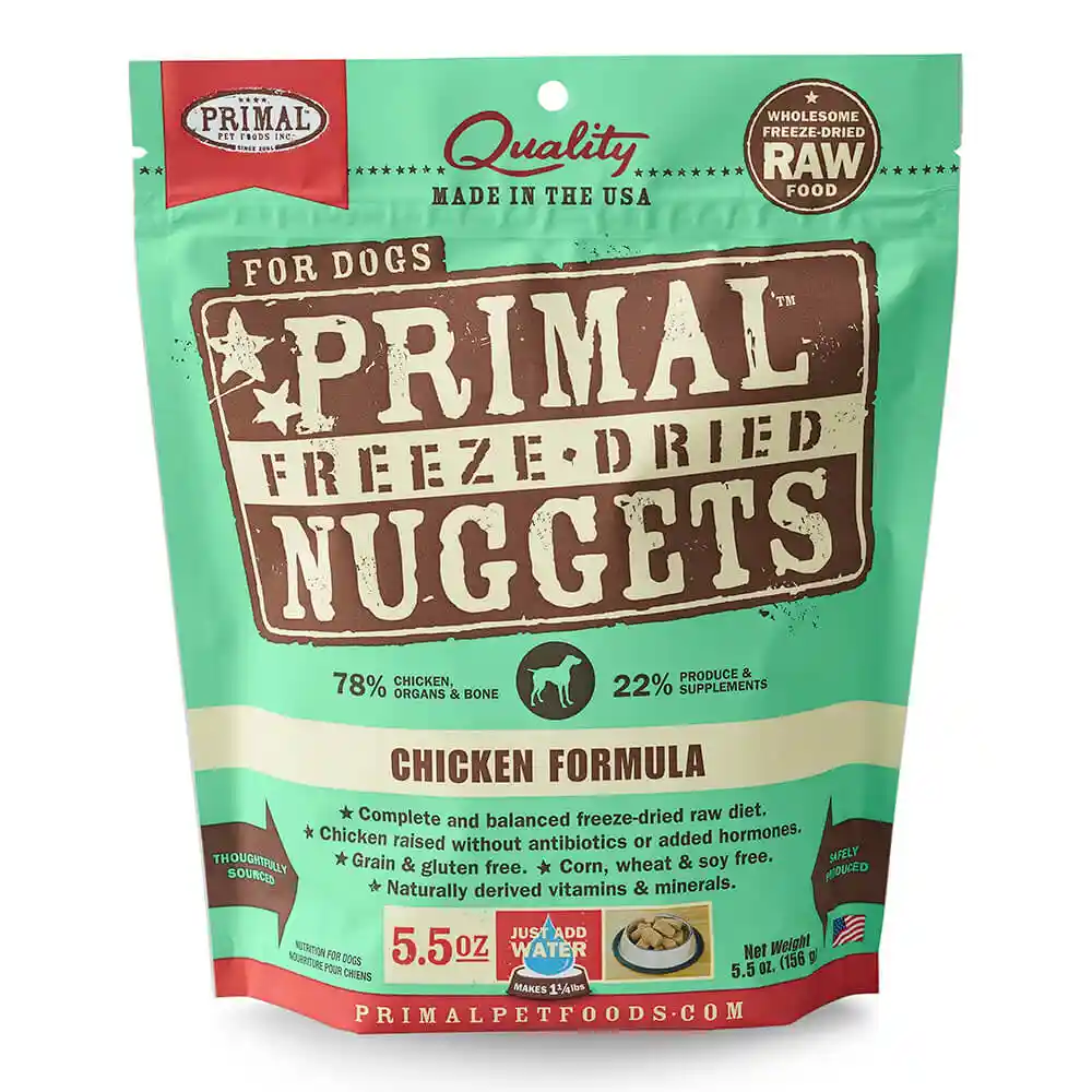 Primal Freeze Dried Chicken Nuggets 5.5 Oz