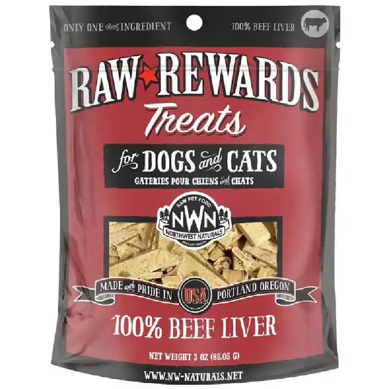 NWN Freeze Dried Beef Liver Treat 3 Oz