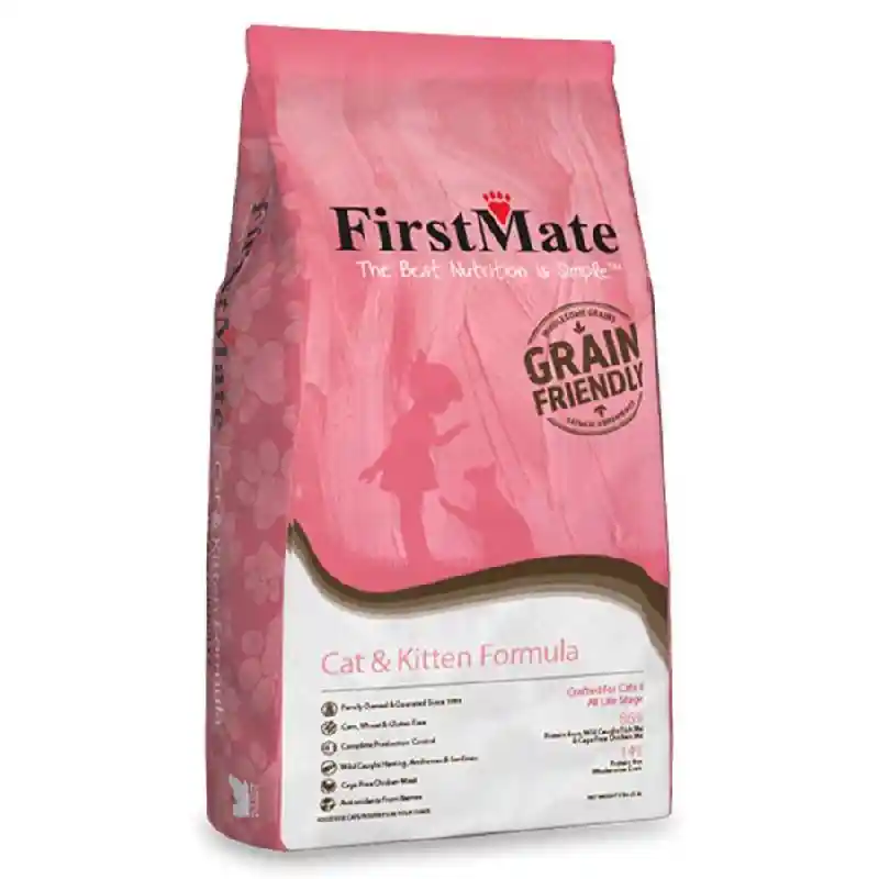 FirstMate Grain Friendly Cat & Kitten Formula 5 Lbs