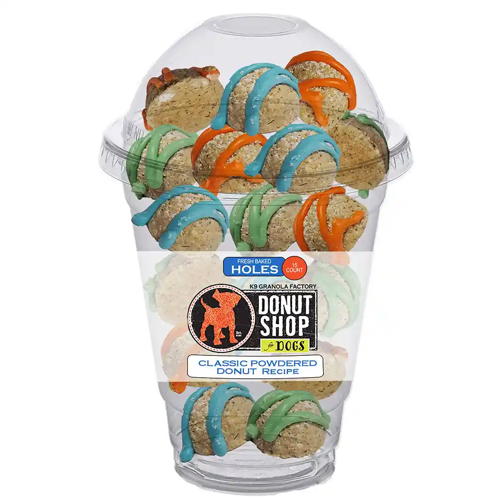 K9 Granola Donut Holes Classic Powdered