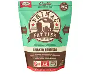 Primal Dog Raw Chicken Patties 6 Lbs