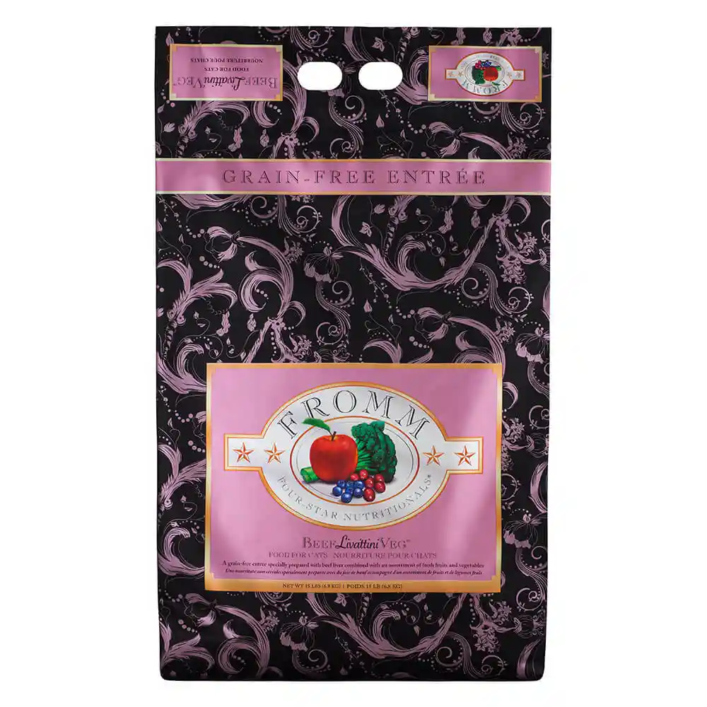 Fromm Cat Four Star Beef Livattini Veg 5 Lbs