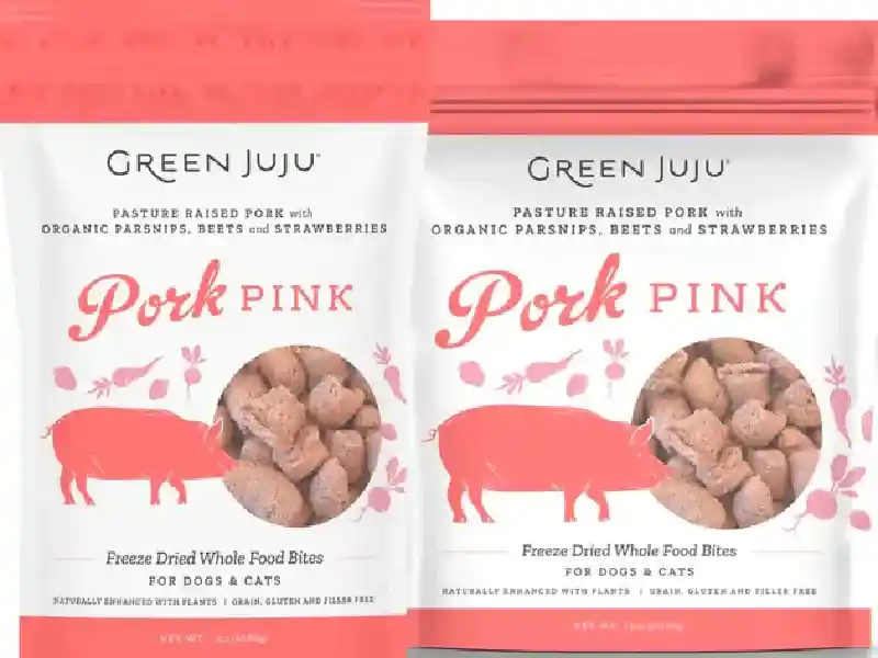 Green Juju Freeze Dried Pork Pink 3 Oz