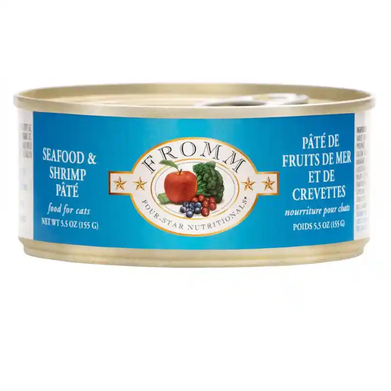 Fromm Cat Can Seafood & Shrimp Pate 5.5 Oz