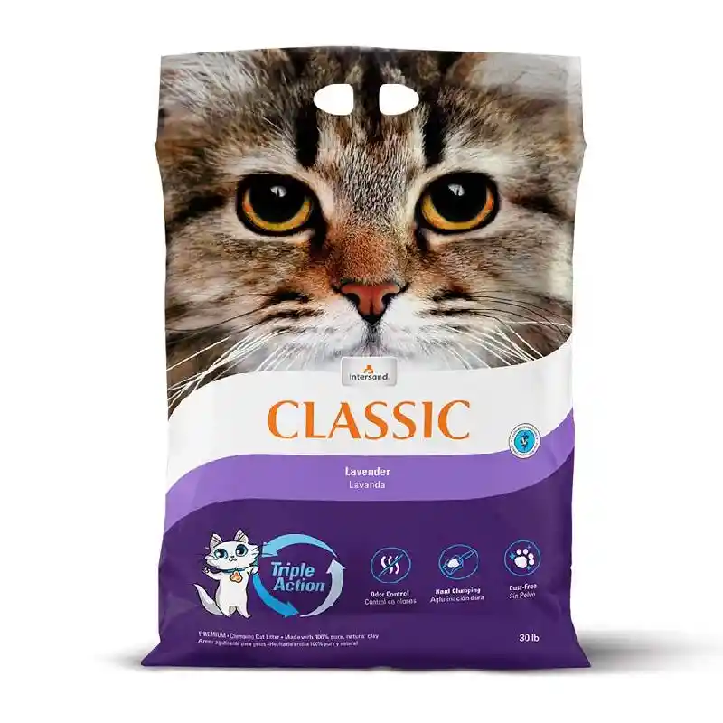 Intersand Classic Lavender Clumping Litter 30 Lbs