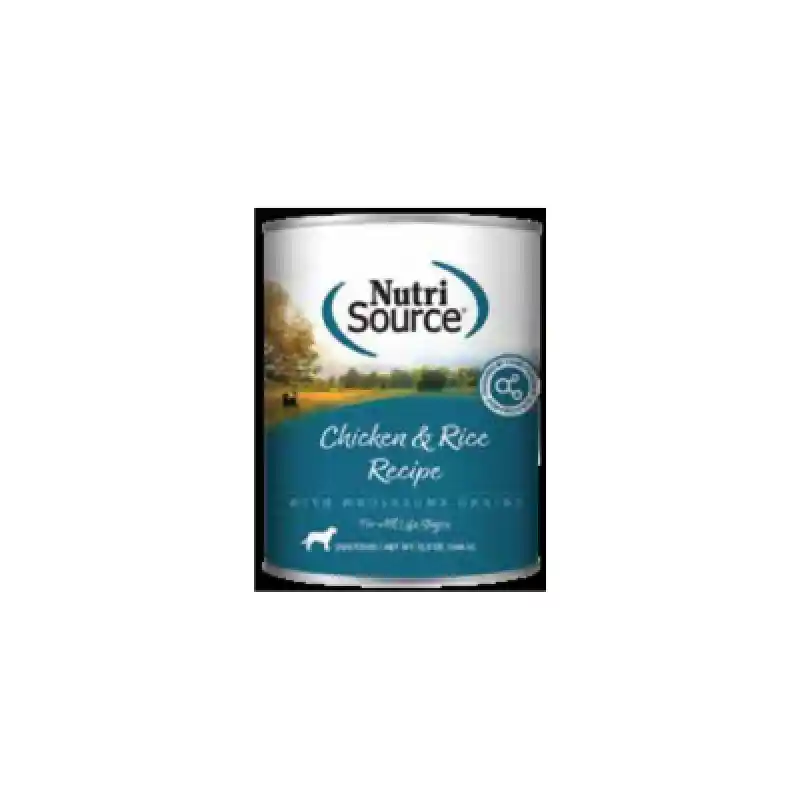 Nutri Source Dog Chicken & Rice 12.3oz