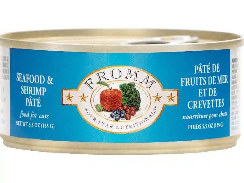 Fromm Cat Can Seafood & Shrimp Pate 5.5 Oz