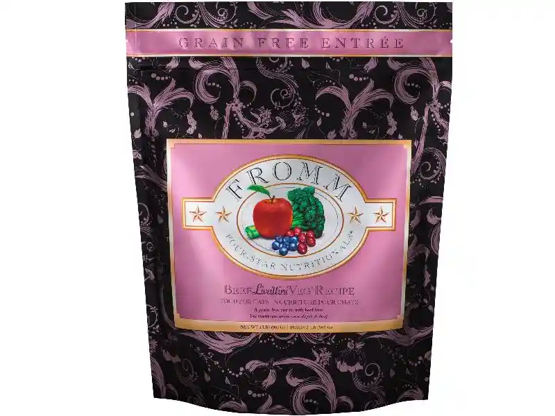 Fromm Cat Four Star Beef Livattini Veg 5 Lbs