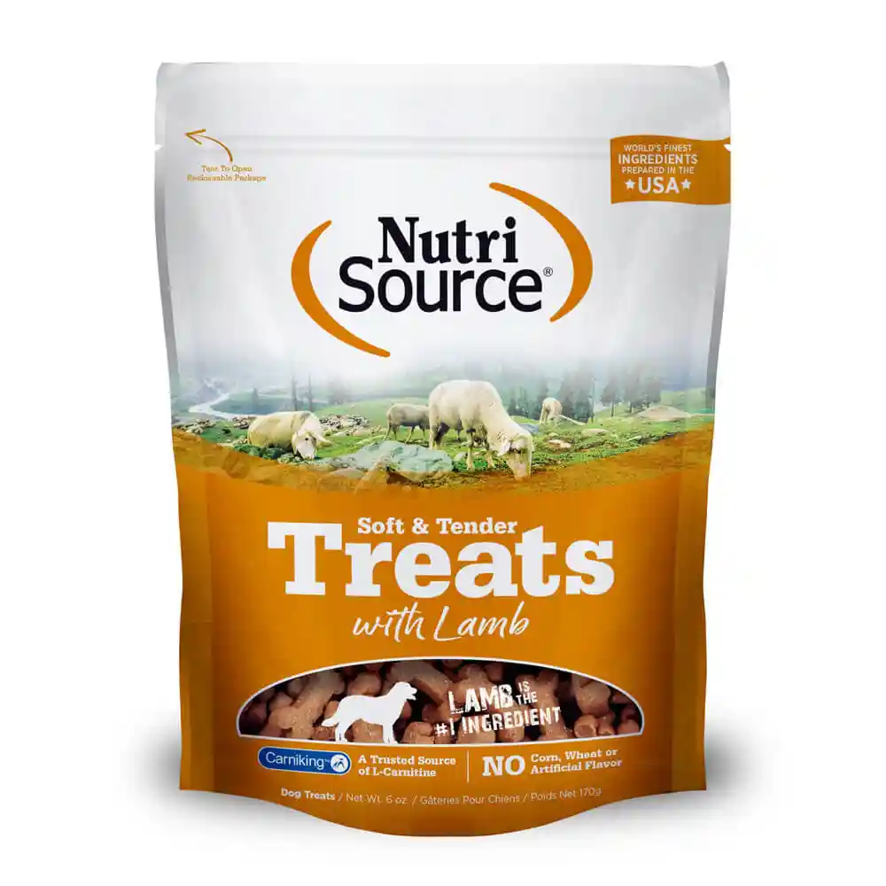Nutri Source Soft & Tender Dog Treat Lamb 6oz