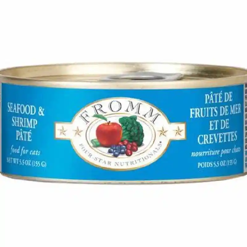 Fromm Cat Can Seafood & Shrimp Pate 5.5 Oz