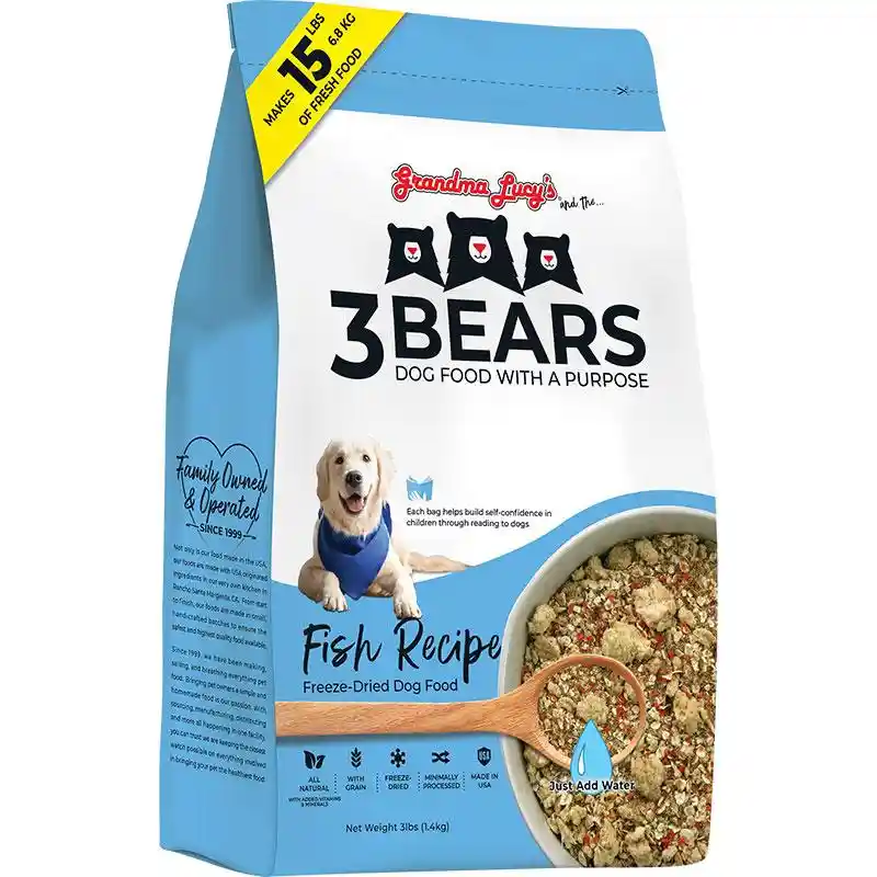 Grandma Lucy's Dog 3 Bears Whole Grain Fish 3 Lbs