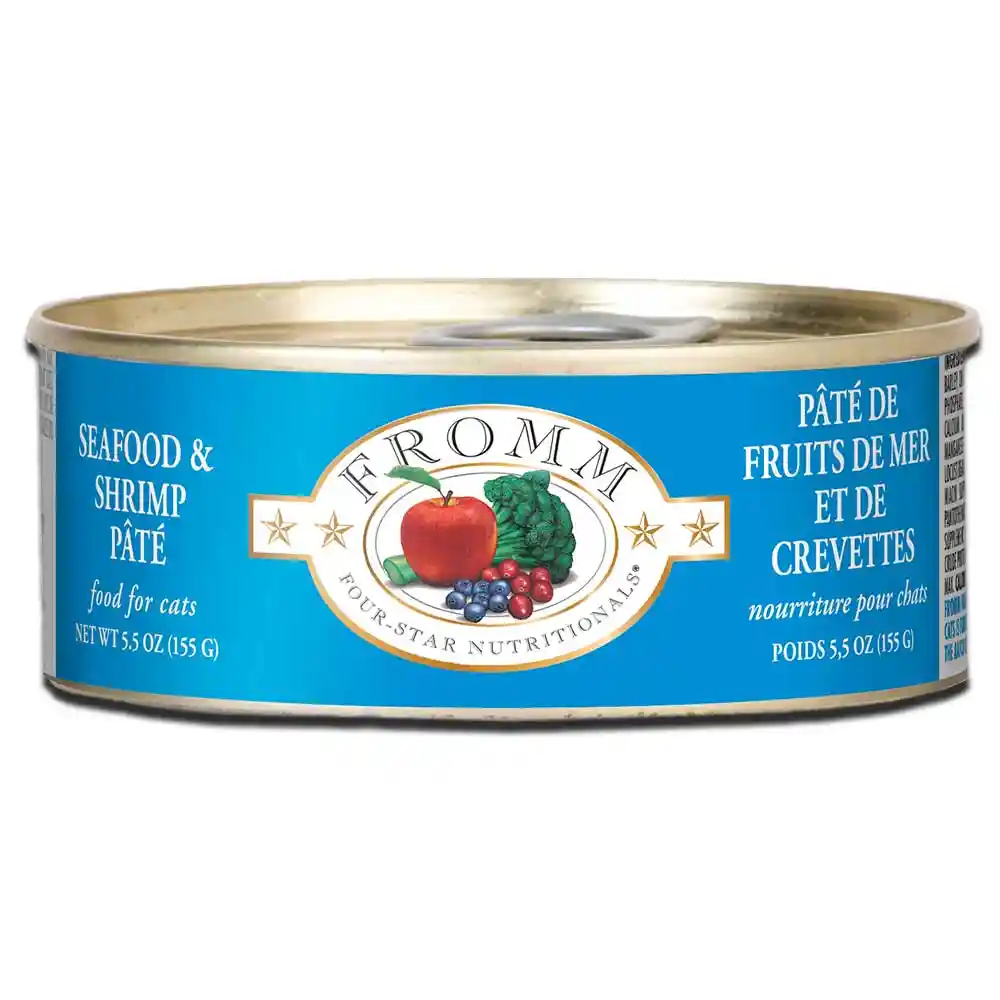 Fromm Cat Can Seafood & Shrimp Pate 5.5 Oz