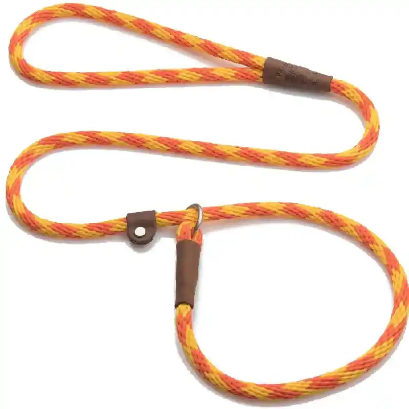 Mendota Snap Leash  Amber 3/8" x 6'