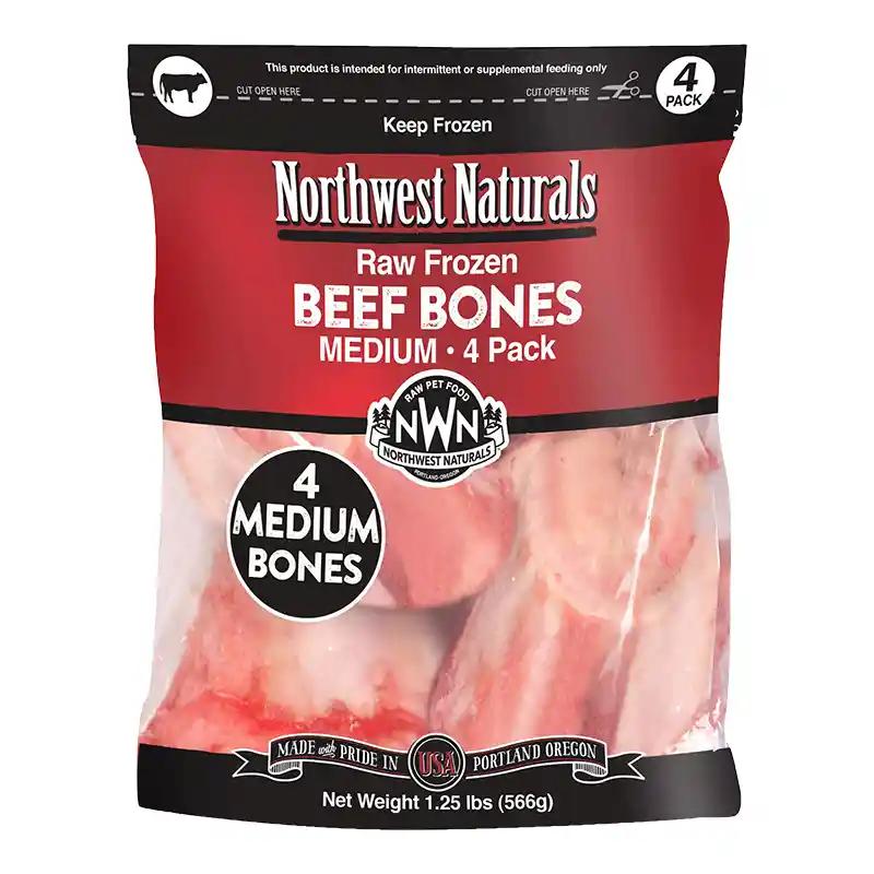 NWN Frozen Beef Bones Medium 4 Pk