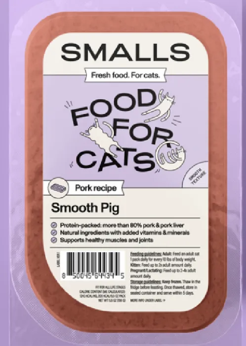 Smalls Cat Frozen Smooth Pig 5.5 Oz