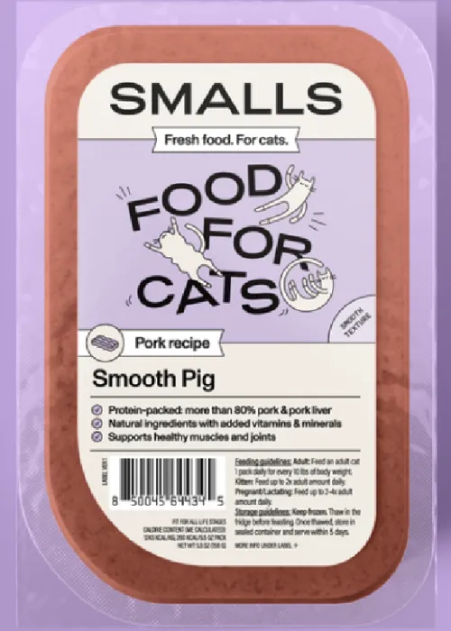Smalls Cat Frozen Smooth Pig 6/5 Oz