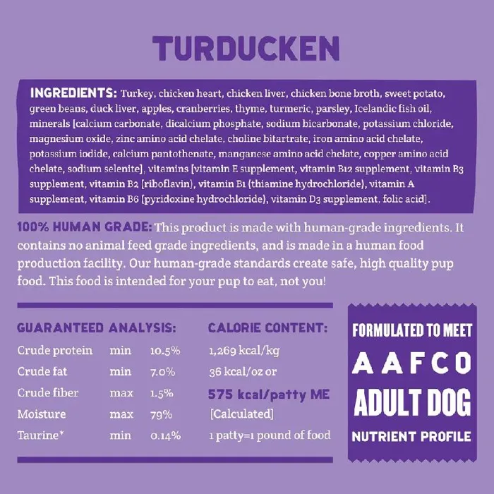 A Pup Above Turducken 1 lbs