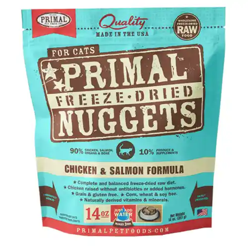 Primal Cat Raw Chicken & Salmon Nuggets 3 Lbs