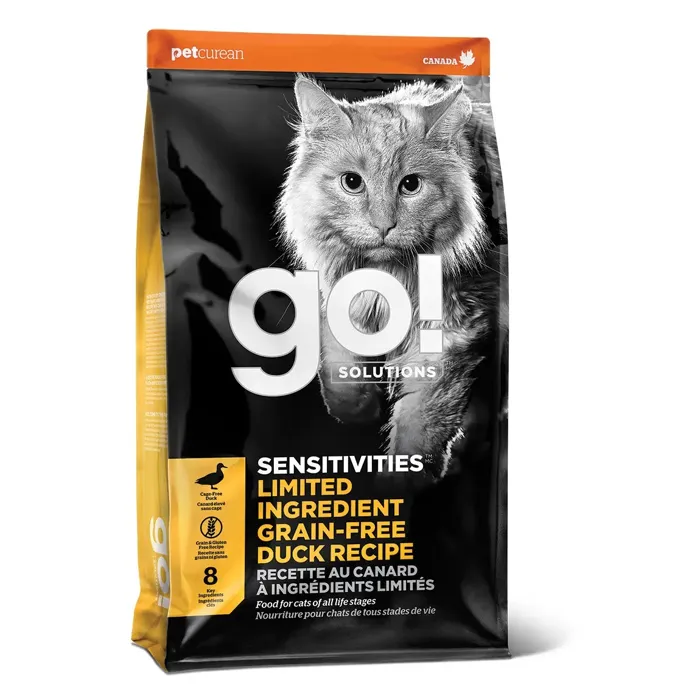 Petcurean Go! Cat LID Grain Free Duck 3.5 Lbs