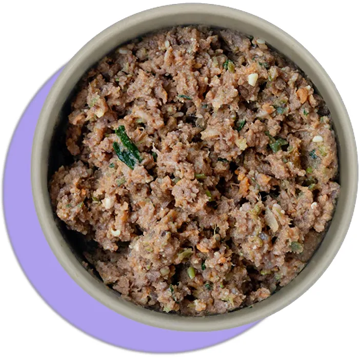 My Perfect Pet Knight's Beef Blend prepared food bowl
