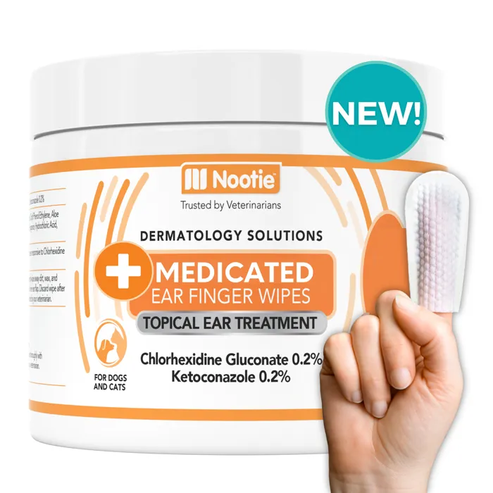Nootie Medicated Ear Finger Wipes 80-count front