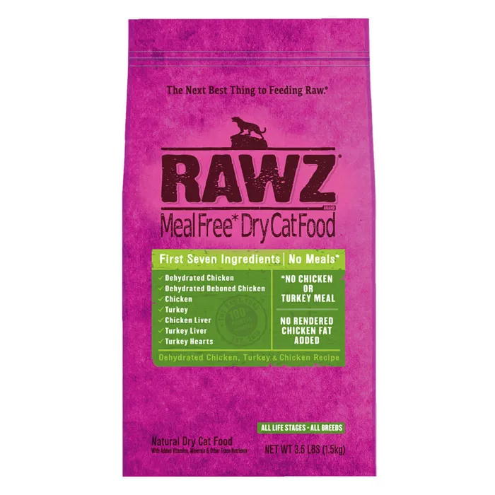 Rawz Cat Gf Chicken & Turkey 3.5-lb
