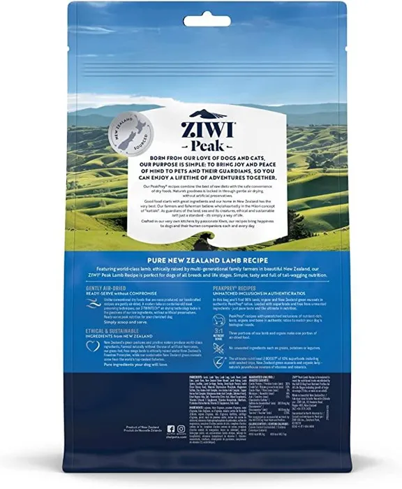 Ziwi Peak Dog Lamb 1 Lbs