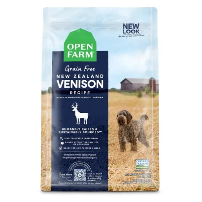 Open Farm Dog Grain Free New Zealand Venison 4 Lb