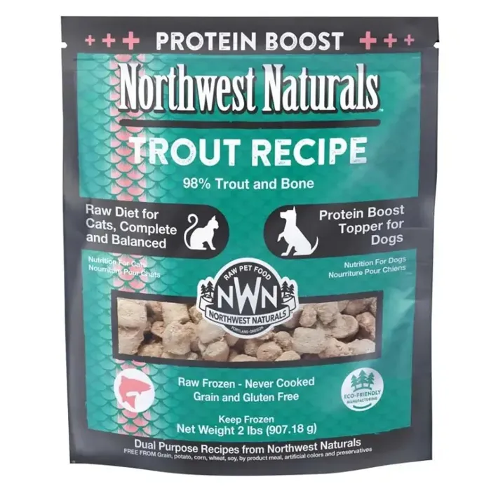 NWN Cat Frozen Raw Trout 2 Lbs
