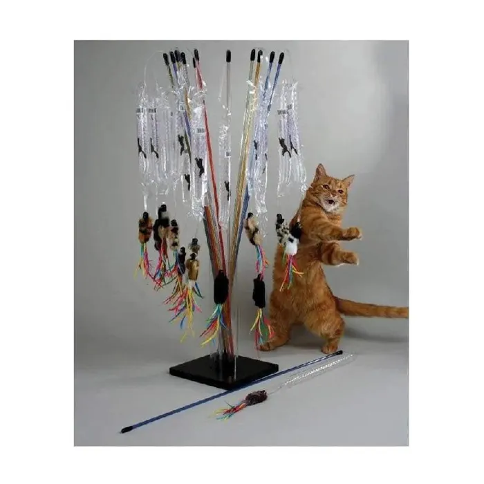 Purrfect Feather Cat Toy Feather Wand