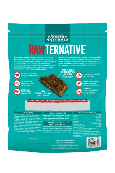 Rawternative Dog Beef & Organs 5 Lbs