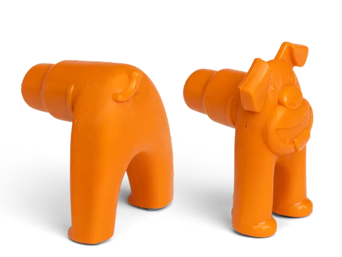 West Paw Toppl Stopper Tangerine