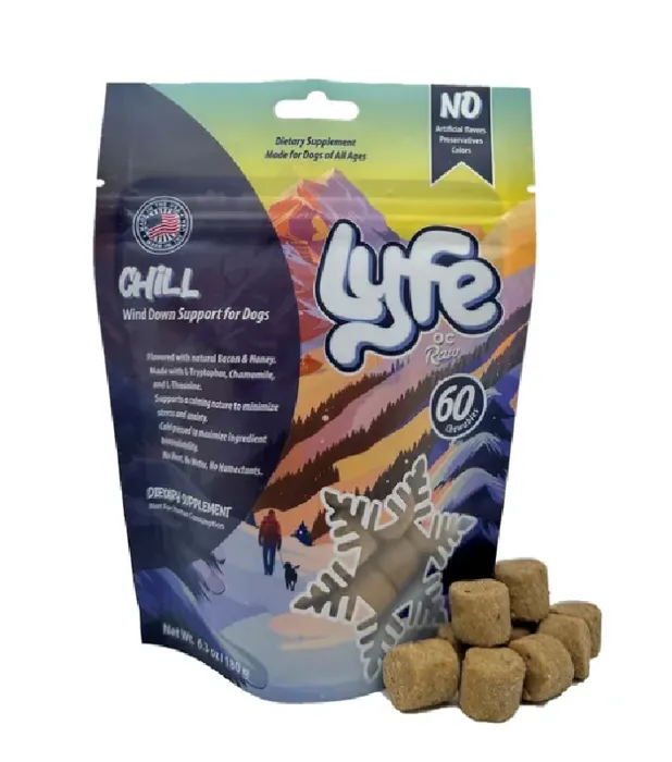 Oc Raw Lyfe Cold Press Chew Chillax 6.3 Oz
