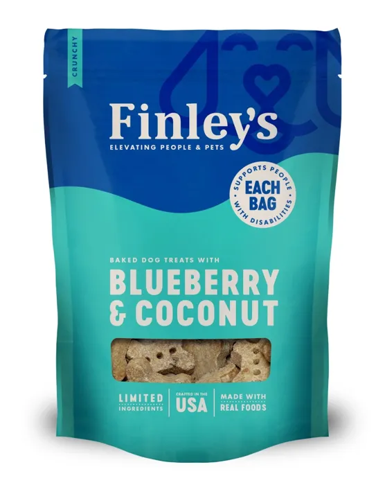 Finley's Blueberry & Coconut Crunchy Biscuit 12-oz