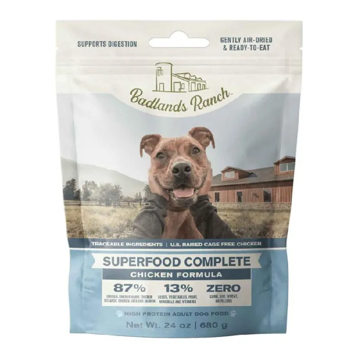 Badlands Ranch Chicken Air Dried Dog Food 24 Oz