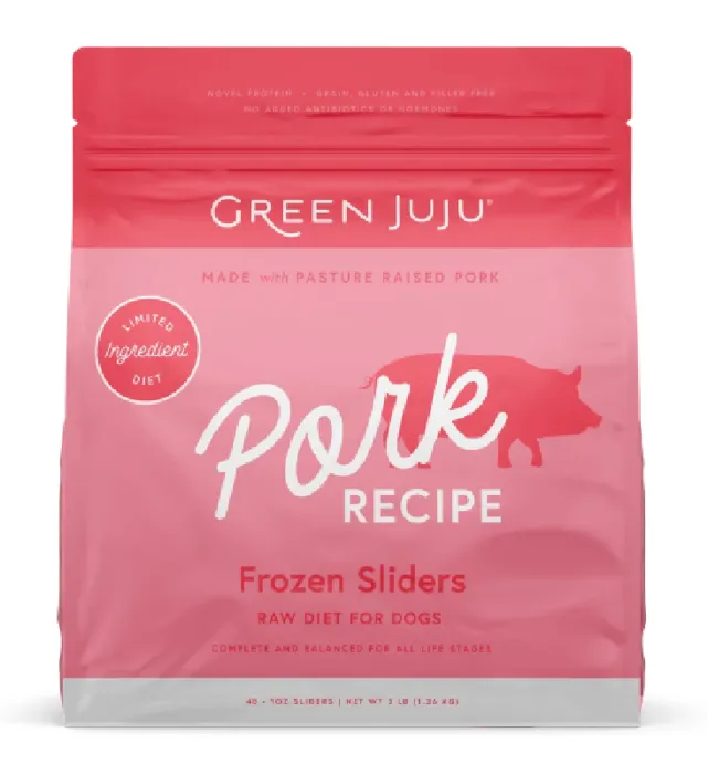 Green Juju Frozen Pork Sliders 3 Lbs