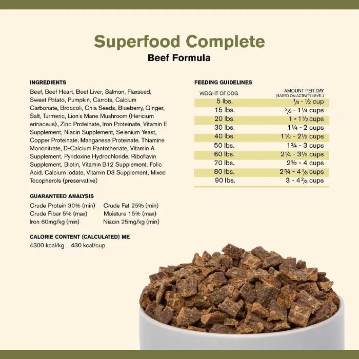 Badlands Ranch Dog Beef 24 oz