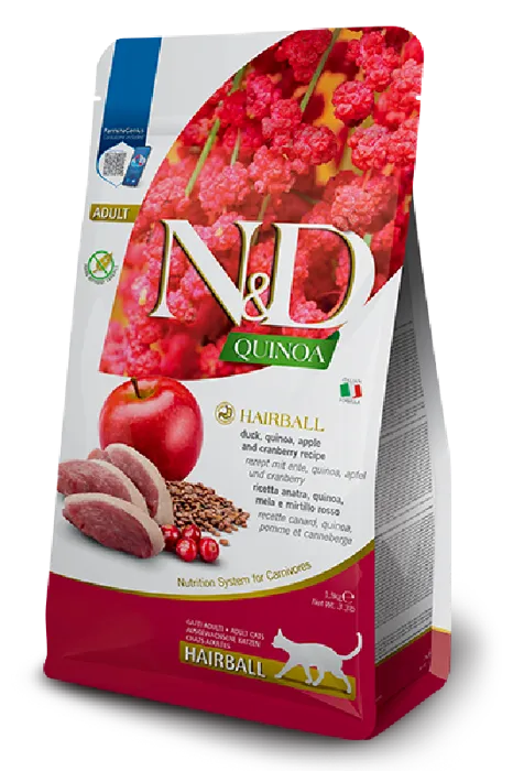 Farmina Nd Quinoa Gf Cat Hairball Control 3.3#