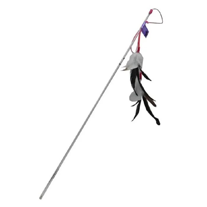 Vee Purrfect Feather Cat Toy Wand