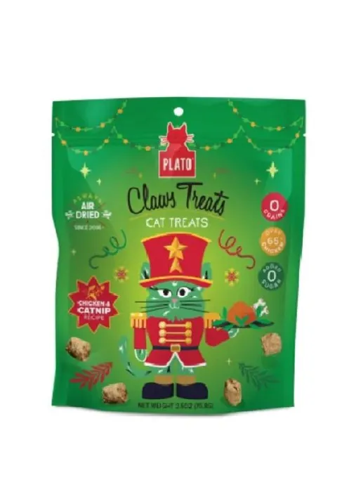 Plato Cat Air Dried Chicken & Catnip Treats 2.5 oz