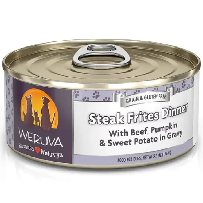 Weruva Dog Freeze Dried Steak Frites 5.5 oz